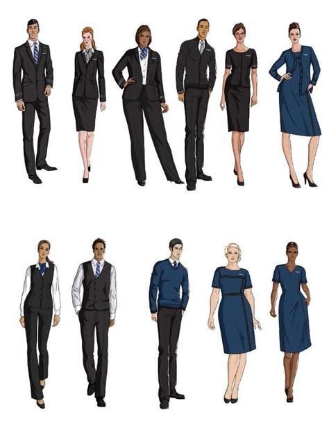 Flight Attendant United Airlines Uniform : United Airline Flight Attendant United Airlines And ...