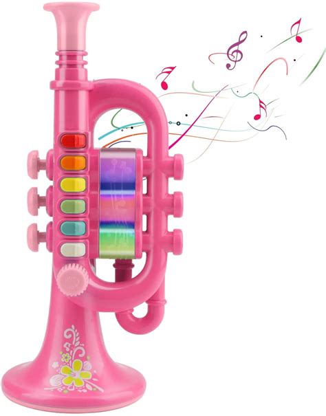 Trumpet Toys, Toy Trumpet for Kids Music Toys Simulation Trumpet Musical Instrument Toys ...