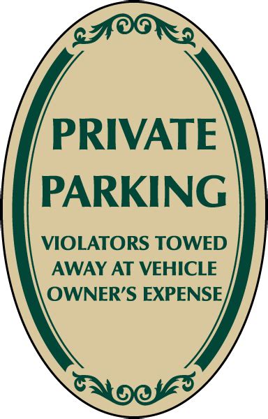 Private Parking Sign with Free Shipping Over $49