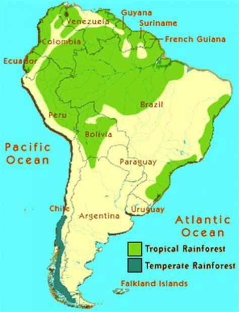 Map Of Brazil Rainforest