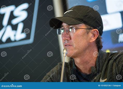 Tennis Coach Darren Cahill during Press Conference Editorial Photo ...