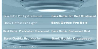 Bank Gothic Font | Webfont & Desktop | MyFonts