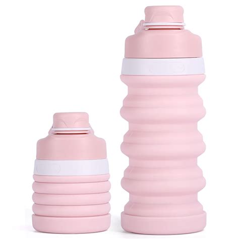 Collapsible Silicone water Bottle, Reusable Kids Water Bottles ...