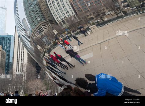 Cloud Gate, Millennium Park, Chicago, Illinois Stock Photo - Alamy