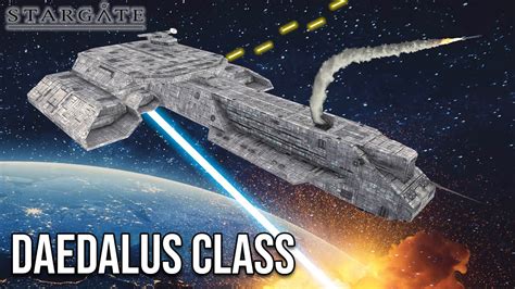 STARGATE Ships Explained: DAEDALUS CLASS Battlecruiser - YouTube