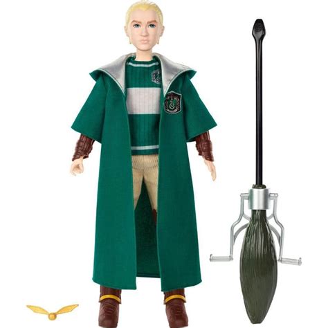 Harry Potter Slytherin Quidditch Robes Poseable Draco Malfoy Action Figure