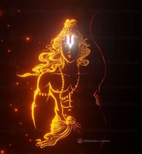 Lord Ram digital artwork | Lord ram image, Ram image, Lord rama images