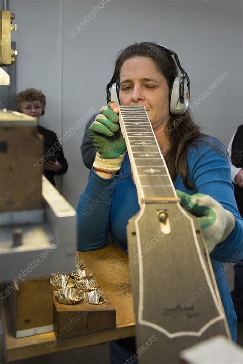 Guitar factory - Stock Image - C023/4796 - Science Photo Library