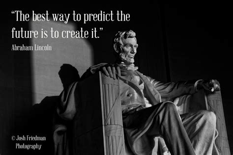 Abraham Lincoln Quote Lincoln Memorial Black and White Photograph Washington, D.C., U.S.A ...