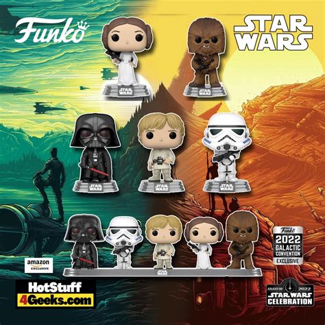 Star Wars Celebration 2022: 5-pack Amazon EXCL Funko Pop!