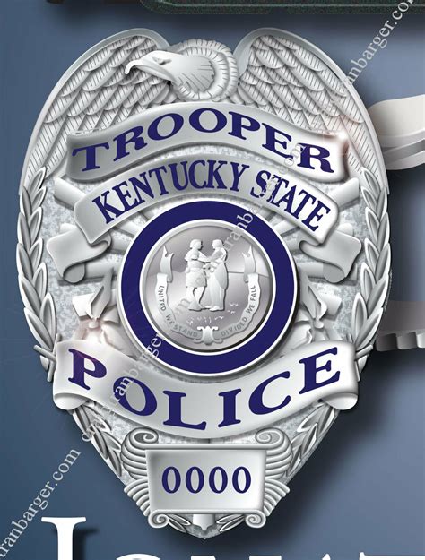 Police,Kentucky,State,trooper,Highway,Patrol,Retirement,badge,gift | eBay