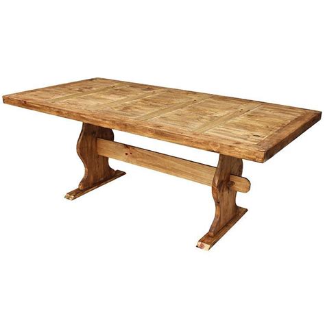 Rustic Pine Collection - Trestle Dining Table - MES01