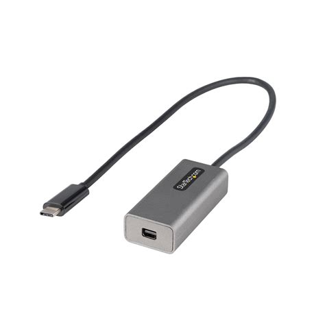 Startech .com USB C to Mini DisplayPort Adapter, 4K 60Hz USB-C to mDP ...