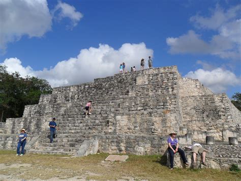 Dzibilchaltun Ruins Yes we did climb that. | Maya architecture, Mexico ...