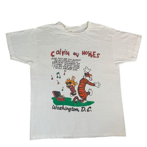 Vintage Calvin And Hobbes "DC" T-Shirt | jointcustodydc