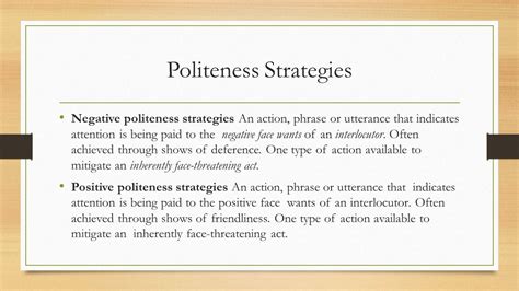 Definition And Examples Of Politeness Strategies, 55% OFF