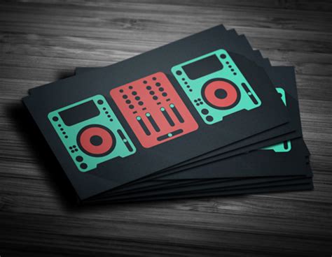 Amazing DJ Business Cards PSD Templates | Design | Graphic Design Junction