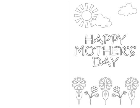 Printable Mothers Day Card