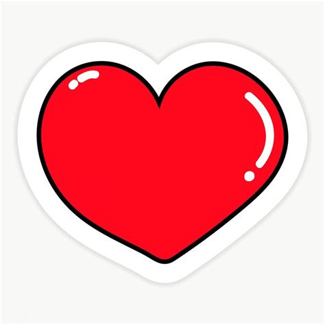 Shiny red heart-shaped transparent png | premium image by rawpixel.com / sasi #vector #vectorart ...