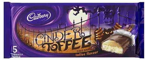 A Review A Day: Today's Review: Cadbury Cinder Toffee Cake Bars