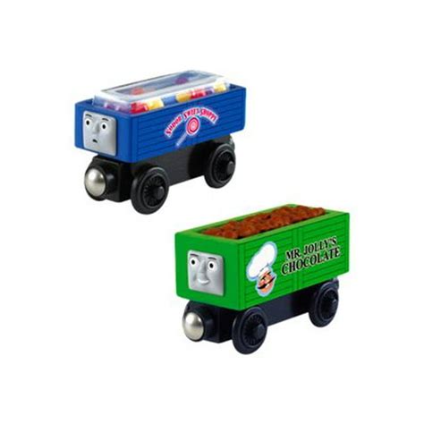 Fisher-Price Thomas & Friends Wooden Railway - Troublesome Trucks & Sweets - Walmart.com ...