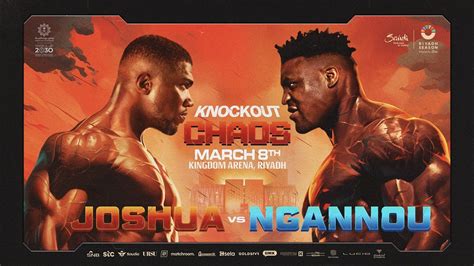 Rozpiska - Anthony Joshua vs Francis Ngannou – karta walk, szczegóły gali | Cohones