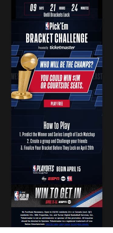 Brackets are Open! Play NBA Pick’Em Bracket Challenge!! | LA-Story.com