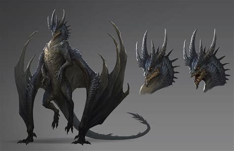 Elder Dragon Concept Design, Joseph Lin on ArtStation at https://www ...