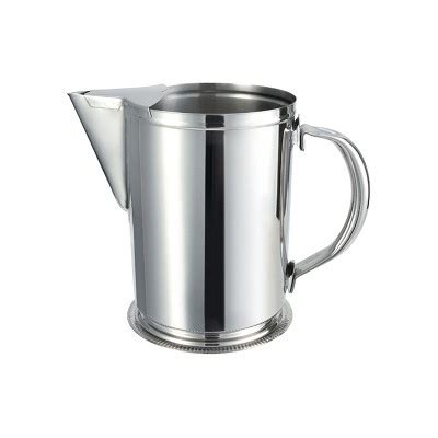 Winco Water Pitcher With Ice Guard, Stainless Steel, 64 Oz : Target