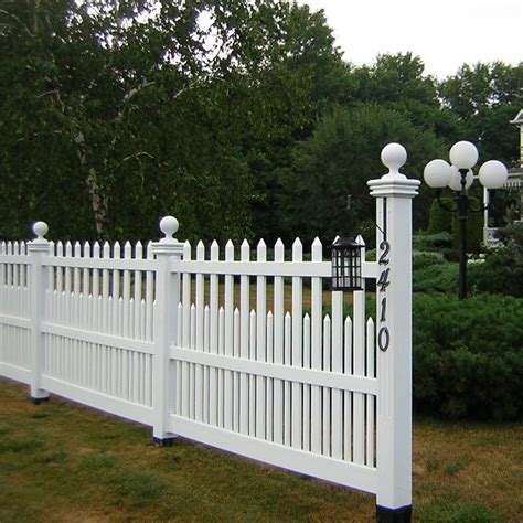 Weatherables Ashville 5 ft. H x 6 ft. W White Vinyl Picket Fence Panel Kit-PWPI-3RALTNR-5x6 ...