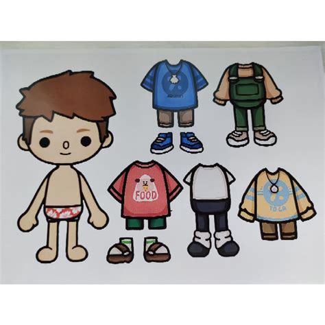 TOCA BOCA PAPERDOLL BOYS | Shopee Philippines