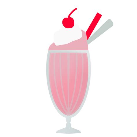 Strawberry Milkshake Clip Art 10175302 PNG