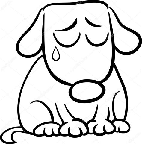 Sad Puppy Drawing at GetDrawings | Free download