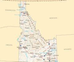 Idaho Plant Hardiness Zone Map - Mapsof.Net