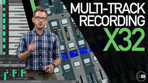 Multitrack Recording Setup - Behringer X32 - YouTube