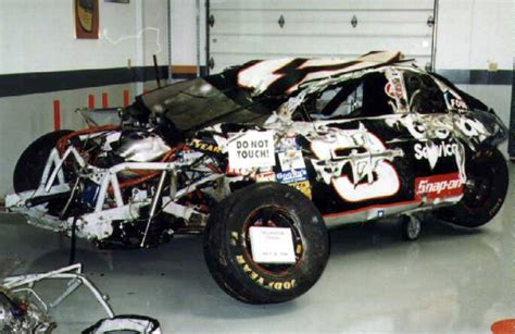 Not much left! | Dale earnhardt death, Nascar race cars, Dale earnhardt ...