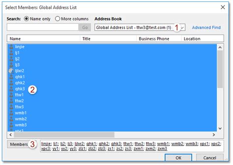 How to print global address list (address book) in Outlook?