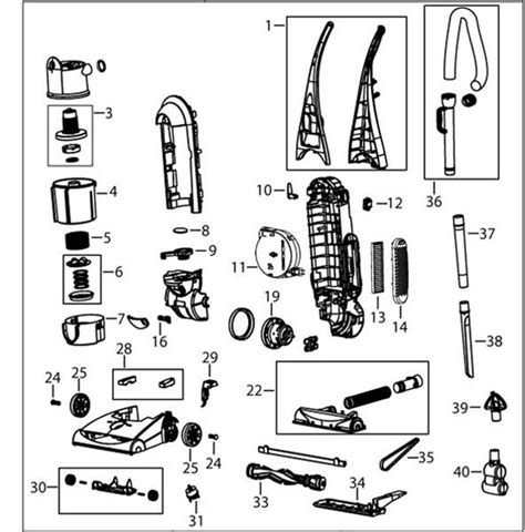 Shark Navigator Vacuum Parts Diagram | Reviewmotors.co