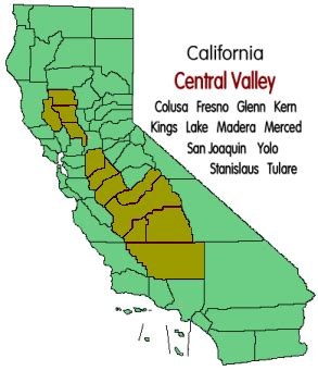 Central Valley Map