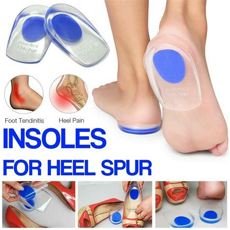 Fast Foot Pain Relief Plantar Fasciitis Gel Heel Support Cushion ...