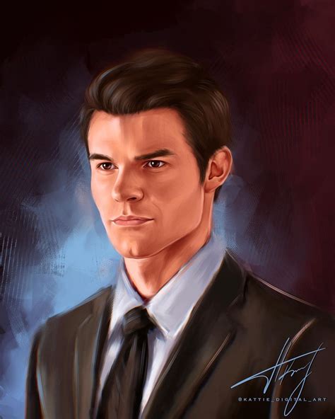 Digital Portraits on Instagram: “Elijah Mikaelson 💙 / FOLLOW ME if you are a fan of The Vampire ...