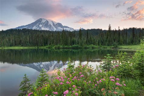 Mount Rainier sunrise from Reflection Lake - Alan Majchrowicz Photography