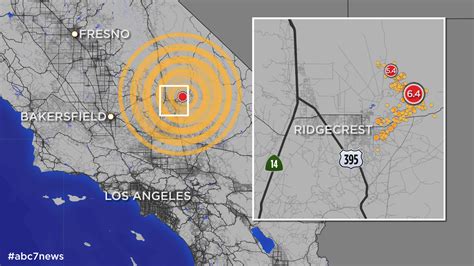 California Quake: Map shows more than 245 aftershocks since 6.4 quake ...