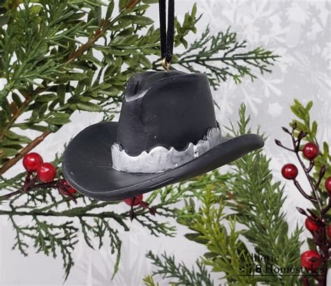 Cowboy Hat Ornament / Cowgirl Christmas Ornament / Horse Lover - Etsy