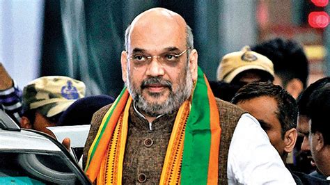 BJP president Amit Shah on a two-day visit to Ahmedabad