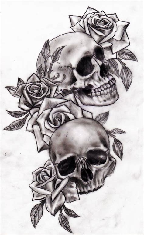 Pin by louisa lehnert on Caveiras | Skull rose tattoos, Tattoos, Skull tattoo design