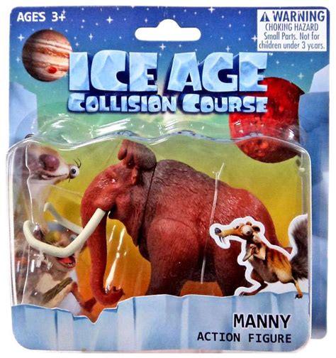 Ice Age Collision Course Manny 3 Action Figure Head Start - ToyWiz
