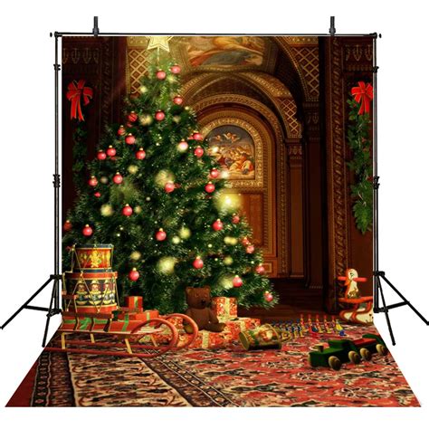 Photography Backdrops Christmas Tree Backdrops For Photography Christmas Gifts Background For ...