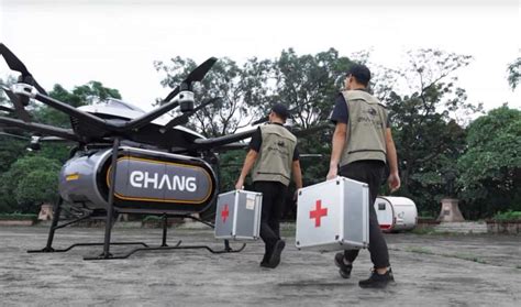 EHang Presents Cargo Drone With A Payload Of 440 Lbs