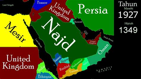 Peta Sejarah Negara-negara Arab di Timur Tengah (History map Timeline of Middle East) - YouTube